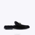 Kurt Geiger 男性 ロンドン ヒュー・ミュール 2 D60X6644 黒 |履物