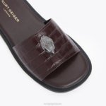 Kurt Geiger 男性 ロンドンのオスカーの滑り台 D60X6498 茶色 |履物 - Image 3