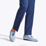 Kurt Geiger 男性 ロンドンヒューイーグルデニム D60X6626 青 |履物 - Image 2