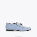 Kurt Geiger 男性 ロンドンヒューイーグルデニム D60X6626 青 |履物
