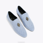 Kurt Geiger 男性 ロンドンヒューイーグルデニム D60X6626 青 |履物 - Image 3