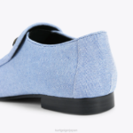 Kurt Geiger 男性 ロンドンヒューイーグルデニム D60X6626 青 |履物 - Image 4
