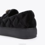 Kurt Geiger 男性 ロンドンレイニーキルティングスリッポン D60X6608 黒 |履物 - Image 3