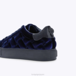 Kurt Geiger 男性 ロンドン・レイニーのベルベットキルト D60X6607 海軍 |履物 - Image 3