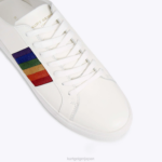 Kurt Geiger 男性 ロンドン・レノン・サンセット・マルチ D60X6245 白い櫛 |履物 - Image 5